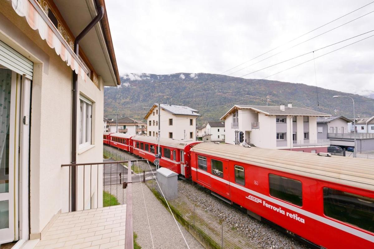 Alp Gruem Apartment - 8 Min Walk To Bernina Express Tirano Eksteriør billede